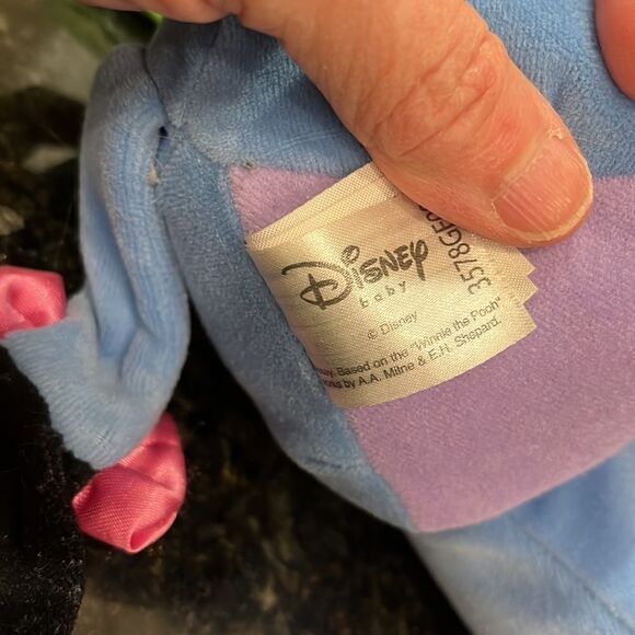 10" Eeyore Winnie the Pooh Disney Baby Plush Toy Stuffy Learning Curve - Picture 6 of 9
